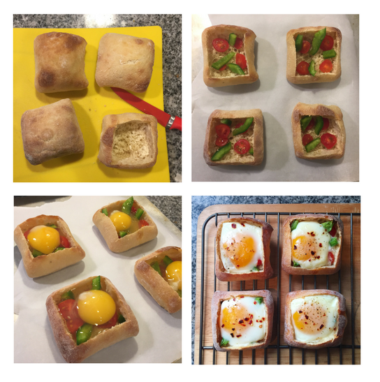 Ciabatta Recipe Collage